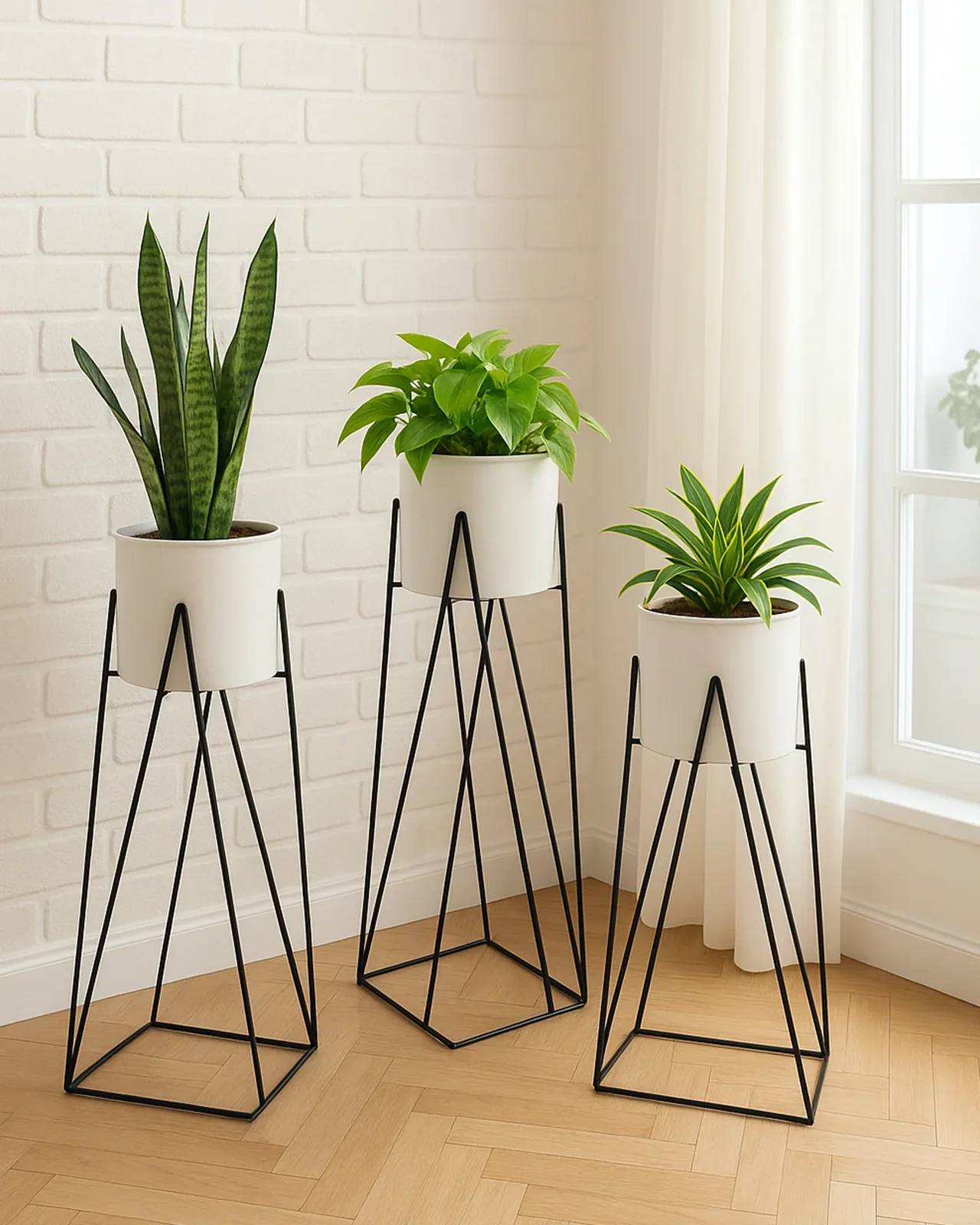 Modern Plant Stand Set